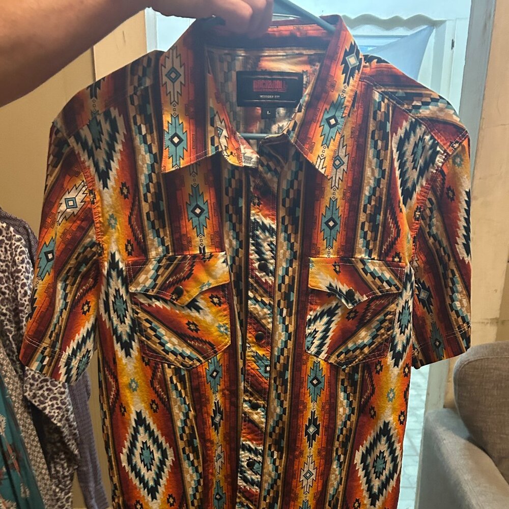 Short Sleeve Western Shirt